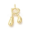 Rack Plating Brass Pendants KK-I722-08G-R-1