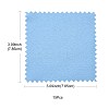 15Pcs Faux Suede Fabric Square Silver Polishing Cloth AJEW-FS0001-44-4