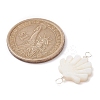 Natural Freshwater Shell Connector Charms PALLOY-JF02442-02-2