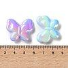 UV Plating Opaque Acrylic Beads MACR-L010-04-3