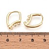 Brass Hoop Earring Finding KK-N261-58G-3