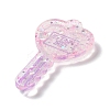 Acylic Pendant with Glitter Powder OACR-H035-01A-2
