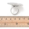304 Stainless Steel Cuff Rings RJEW-D338-05B-GP-3