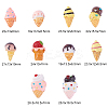 50Pcs 10 Styles Resin Decoden Cabochons RESI-CJ0001-230-2