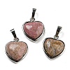 Natural & Synthetic Mixed Gemstone Pendants G-I358-A-2