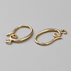 Brass Earring Hooks KK-WH0064-07G-2