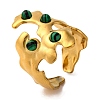 Irregular Synthetic Gemstone Finger Rings RJEW-Q822-13G-2
