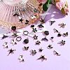 140Pcs 14 Styles Alloy Pendants ENAM-SZ0001-91-3