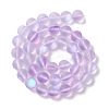 Synthetic Moonstone Beads Strands G-E573-01C-03-2