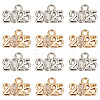 12Pcs 2 Colors Glass Charms KK-SC0005-92-1
