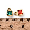 Ion Plating(IP) 304 Stainless Steel Rhinestone Pendants STAS-B090-02G-3