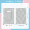 Carbon Steel Cutting Dies Stencils DIY-WH0309-1252-6