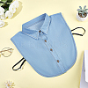 Detachable Cloth Women's False Collar DIY-WH20048-036B-3
