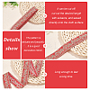 Ethnic Style Embroidery Polyester Ribbons OCOR-WH0060-33B-4