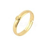 Brass Adjustable Loop Ring Bases KK-A272-10G-1