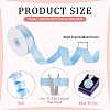 1 Roll Imitation Leather Polyester Ribbon LC-TA0001-02B-3