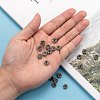 Brass Rhinestone Rondelle Space Beads RB-H035-22-6