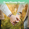 4Pcs 4 Colors Porcelain Tortoise Braided Bead Bracelets Set BJEW-TA0001-17-6