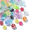 310Pcs 5 Styles Transparent Acrylic Beads MACR-CJ0001-65-9