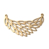304 Stainless Steel Hollow Pendants STAS-Q312-01G-1