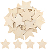 50Pcs Wood Cutouts DIY-SP0004-64A-03-1