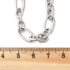 Non-Tarnish 304 Stainless Steel Figaro Chain Necklaces NJEW-O124-03P-3