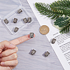 10Pcs Tibetan Style Alloy Dreadlocks Braiding Beads OHAR-DC0001-06B-3