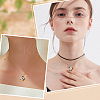 26Pcs 26 Styles Acrylic & Glass Seed Beaded Pendants PALLOY-GO00034-6