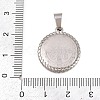 Non-Tarnish 304 Stainless Steel Pendants STAS-O065-18P-3