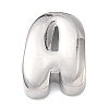 Brass Initial Beads KK-B167-27P-01A-1