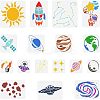 17Pcs 17 Styles PET Hollow Out Drawing Painting Stencils Sets DIY-WH0383-0044-1