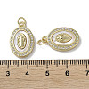 Brass Micro Pave Cubic Zirconia Pendants KK-G485-19B-G-3