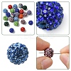30Pcs Pave Disco Ball Beads RB-YW0001-14G-6