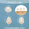 45Pcs 3 Style Natural Cultured Freshwater Pearl Beads PEAR-WR0001-07-2