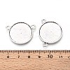 Tibetan Style Alloy Pendant Cabochon Settings PALLOY-N179-01AS-3