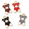 Alloy Enamel Pendants ENAM-B054-14G-1