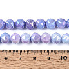 Anti-Tarnish Electroplate Glass Beads Strands GLAA-N010-8mm-11-2