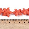 Synthetic Coral Dyed Carved Beads Strands CORA-K009-06C-02-3