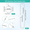 304 Stainless Steel Jewelry Sets STAS-SC0010-22P-2