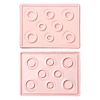8 Sizes Flocking Plastic Rectangle Bracelet Design Board TOOL-D052-02-A-3