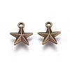 Tibetan Style Alloy Pendants TIBE-ZN61909-AB-FF-1