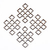 Unfinished Natural Poplar Wood Filigree Joiners Links LS-WOOD-S045-126-1