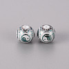 Electroplate Glass Beads LS-EGLA-Q123-012G-1