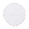 Flat Round with Flower & Butterfly Cup Mat Silicone Molds DIY-M034-29-3
