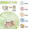 40Pcs 4 Colors Opaque Resin Beads RESI-TA0005-46-4