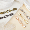 5Pcs 5 Colors Retro Alloy Cardigan Clips FIND-WR0012-62-4