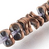 Electroplated Non-magnetic Synthetic Hematite Bead Strand G-E498-01C-1