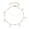 Soldered Brass Cable Chains Anklet AJEW-AN00574-1
