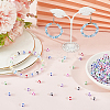 960Pcs 8 Colors Opaque Acrylic Beads OACR-SC0002-59-4
