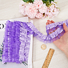 Satin Organza Pleated Ribbons ORIB-GF0001-06B-3